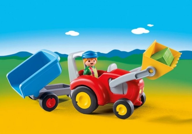 Playmobil Trattore con Rimorchio