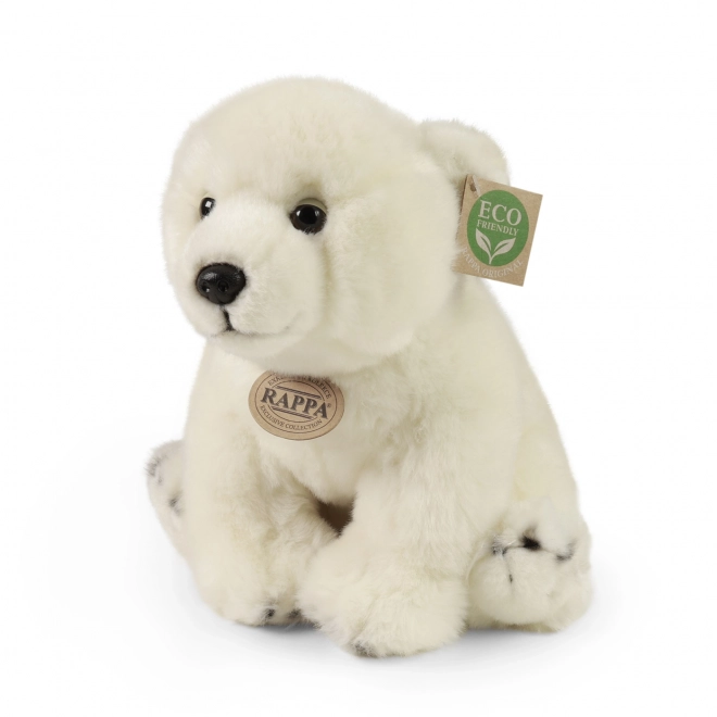 Orso Polare di Peluche Seduto 28 cm Eco-friendly