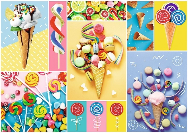 Trefl puzzle dolci preferiti 500 pezzi