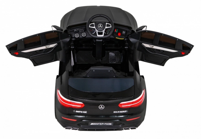 Mercedes Benz GLC63S per bambini nero + telecomando + trazione 4x4 + MP3 LED + EVA + avviamento lento