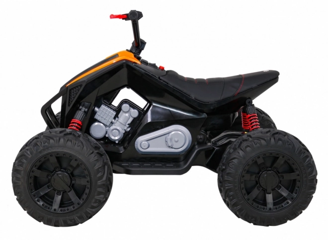Quad Lucky Seven a batteria nero + ruote EVA + avvio lento + LED + MP3 USB