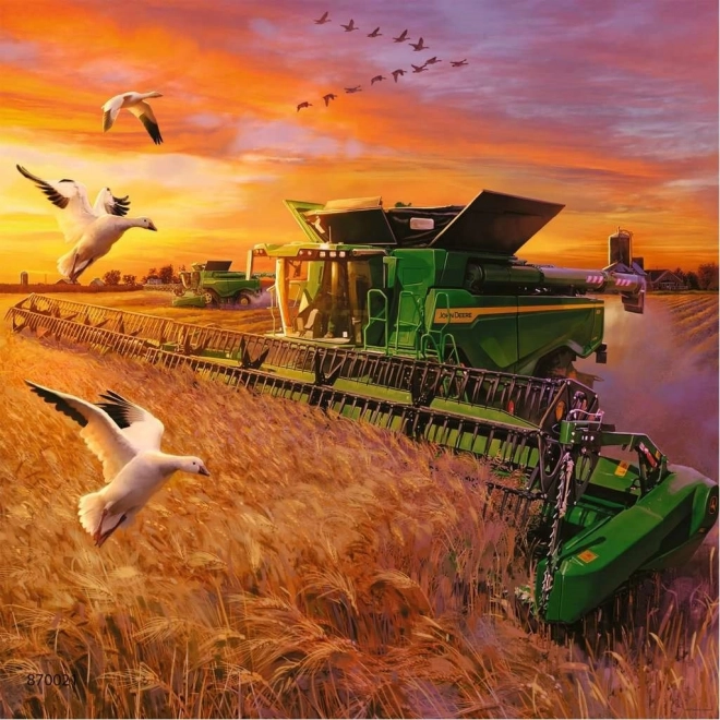 Puzzle trattori RAVENSBURGER John Deere in azione 3x49 pezzi