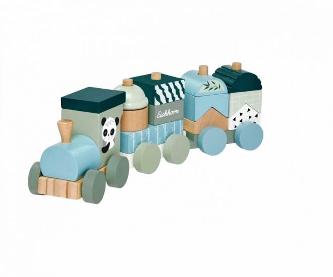 Blocchi del treno in legno Eichhorn
