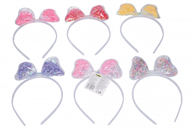 Accessorio capelli - cerchietto con fiocco decorativo