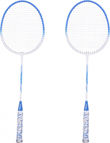 Set completo per badminton: Racchette + 2 volani con custodia