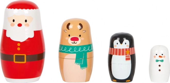 matrioska natalizia in legno small foot