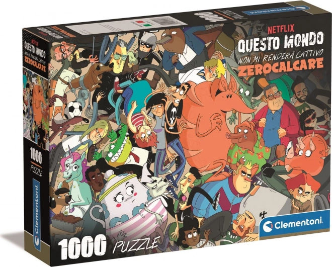 Puzzle CLEMENTONI Netflix: Questo mondo non mi renderà caso (Zerocalcare IV) 1000 pezzi