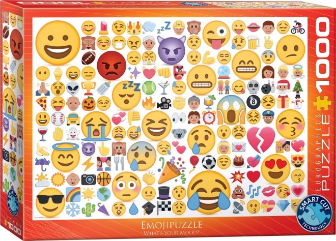 Puzzle Emoji: Qual è il tuo umore? 1000 pezzi EUROGRAPHICS