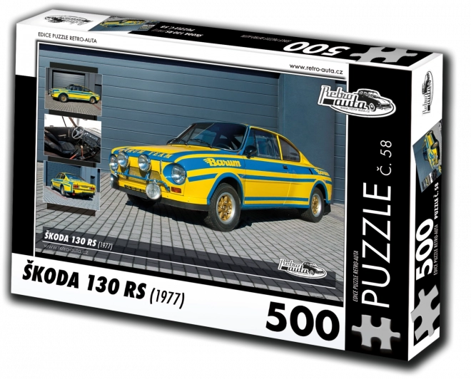 Puzzle collezione RETRO-AUTA Škoda 130 RS 1977