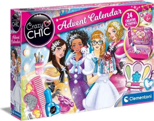 Clementoni Crazy Chic calendario dell’Avvento Lovely Time