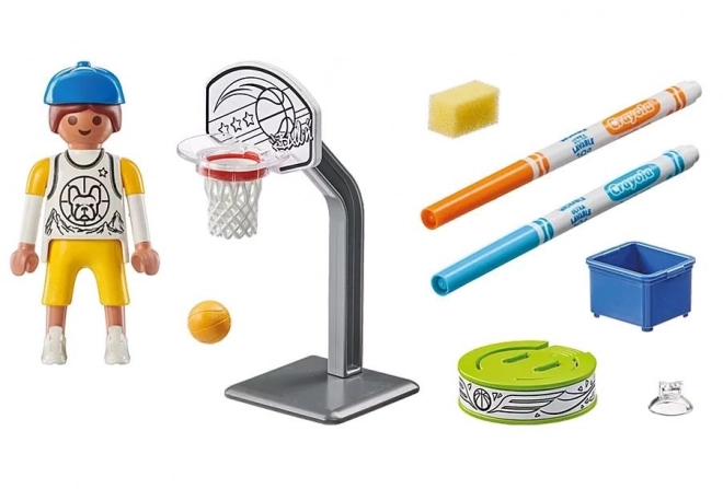 Set Playmobil Colore Skater con Palla da Basket