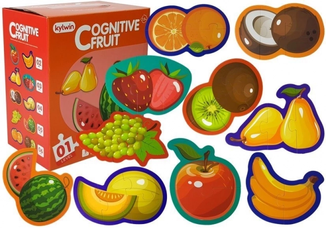 Puzzle educativi frutta per neonati