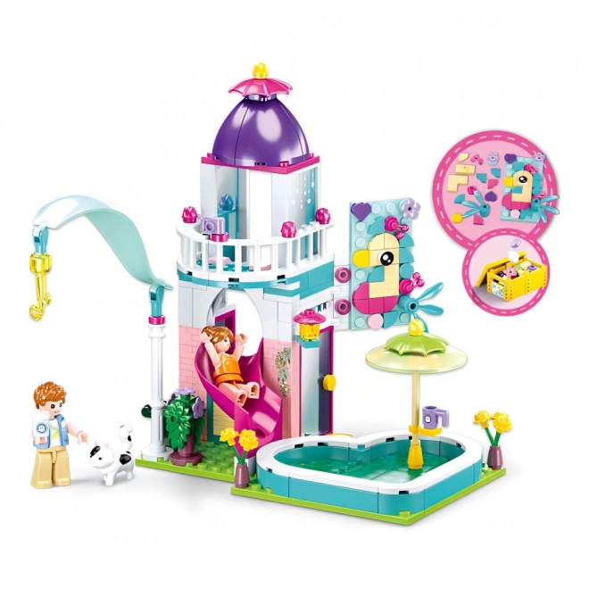 Sluban Girls Dream Casa con Scivolo e Piscina