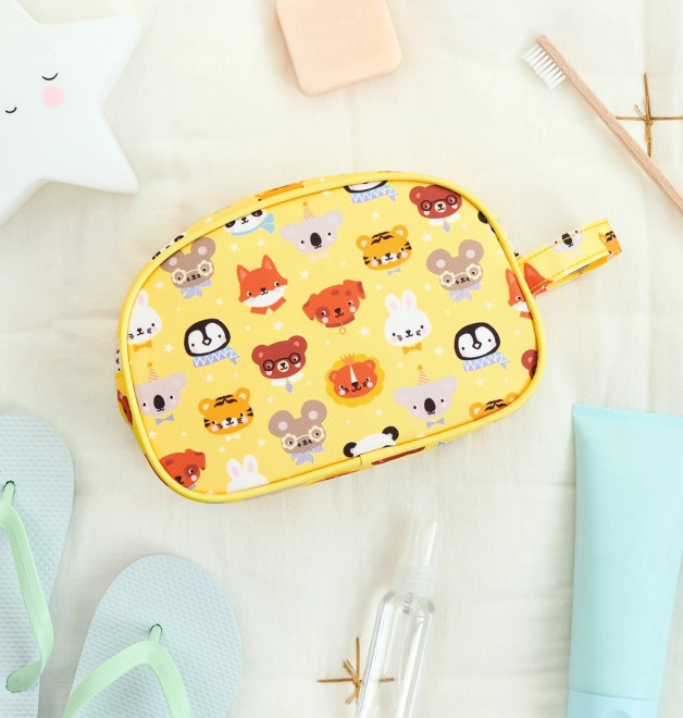 Beauty case con motivi di amici animali di A Little Lovely Company