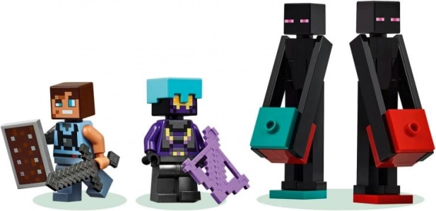 Costruzione LEGO Minecraft Base dei Saccheggiatori e Distruttore