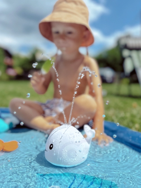 Balena LED zampillante per il bagno