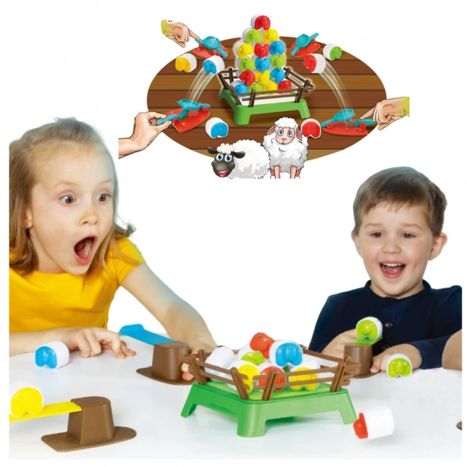 Gioco di destrezza famigliare pecorelle saltellanti