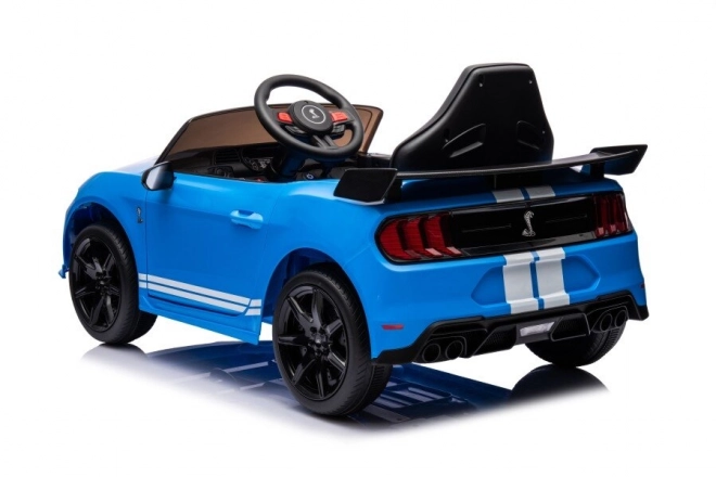 Auto elettrico Ford Mustang GT500 Shelby blu