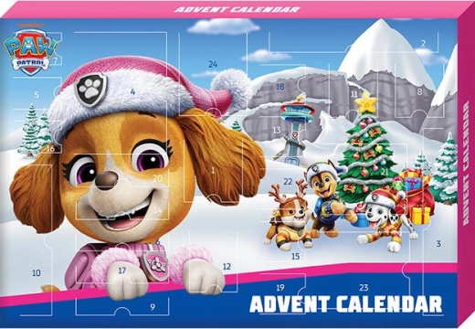 Calendario dell’Avvento PAW PATROL per bambine