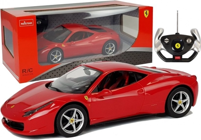 Auto R/C Ferrari 458 Italia Rastar 1:14 rosso
