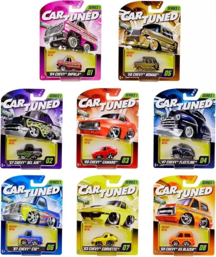 modellini in metallo da collezione CarTuned serie 1 – 8 varianti, Sidekick