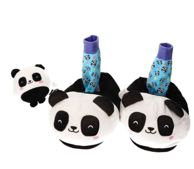 Pantofole peluche Panda
