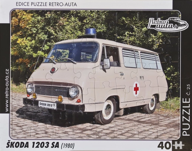 Puzzle d'epoca Škoda 1203 SA