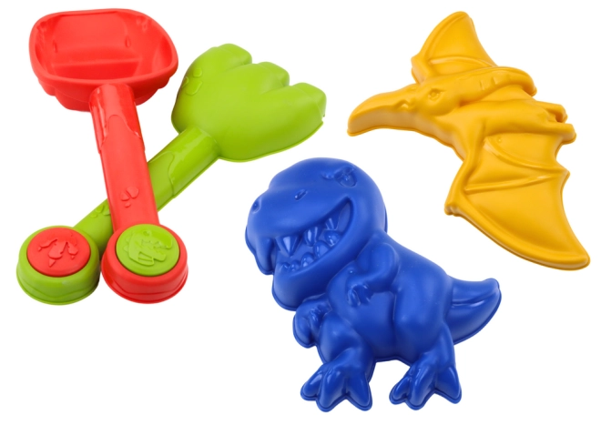 Formine dei dinosauri e attrezzi