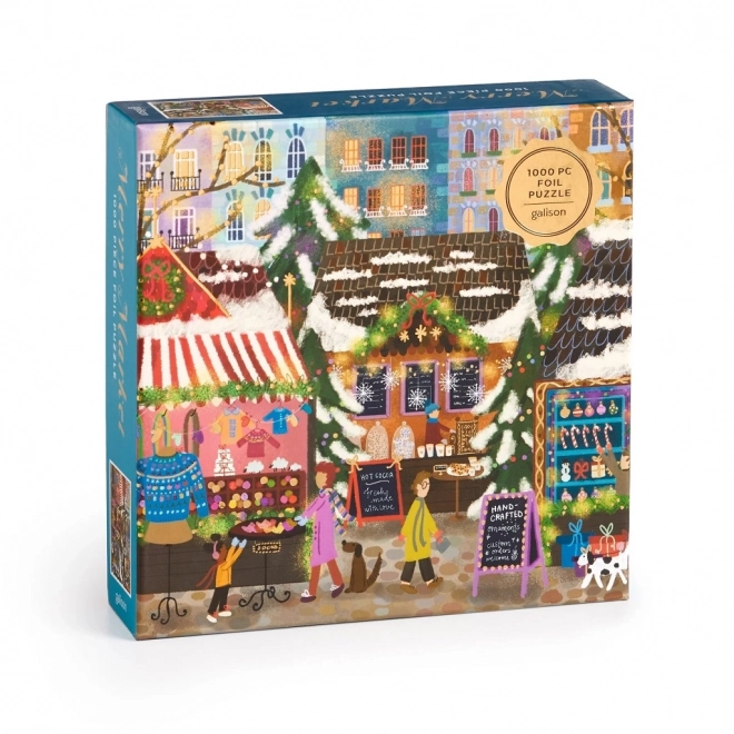 Puzzle in foglio Joy Laforme Mercatino di Natale 1000 pezzi