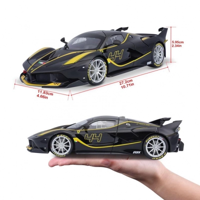 Ferrari FXX K serie Signature di Bburago 1:18 - Nero