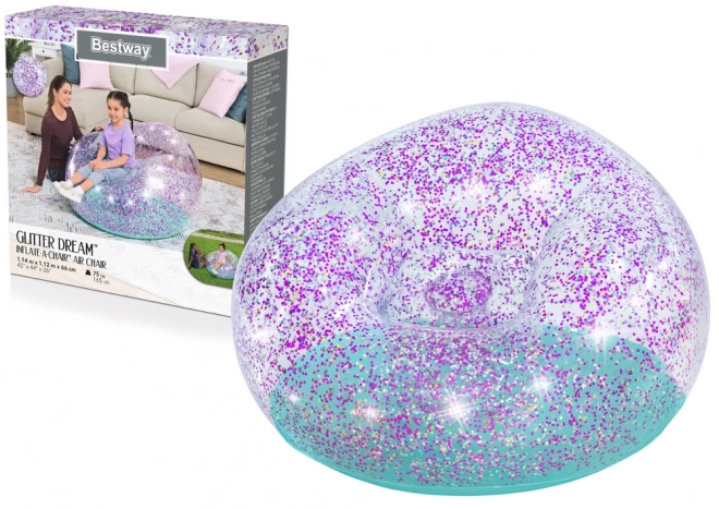 Fotel gonfiabile Glitter Dream Bestway