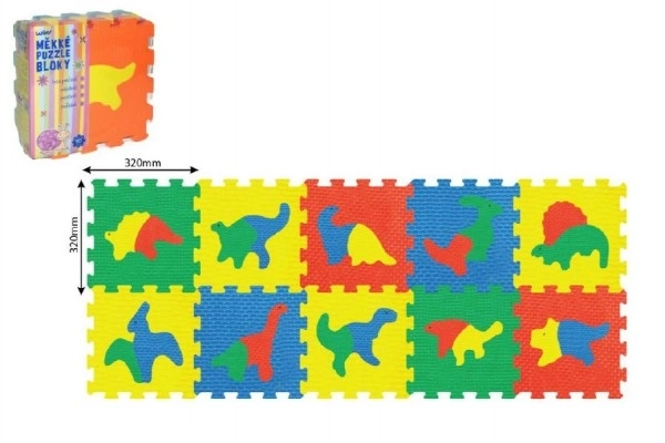 Blocchi puzzle morbidi DINO 32 cm