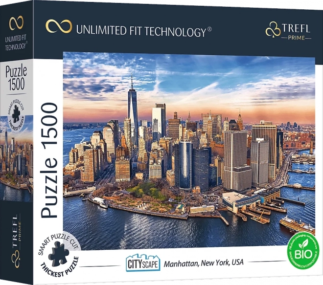 Puzzle Trefl UFT: Paesaggio urbano di Manhattan, New York