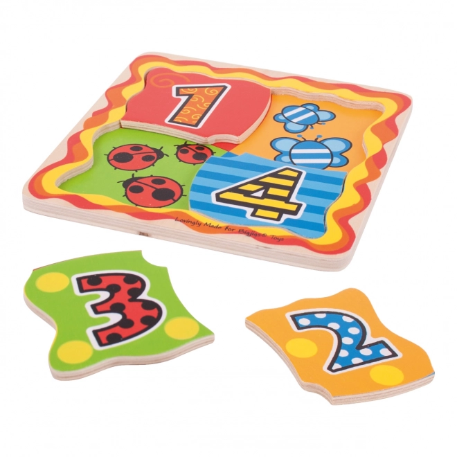 Bigjigs Toys il mio primo puzzle di conteggio