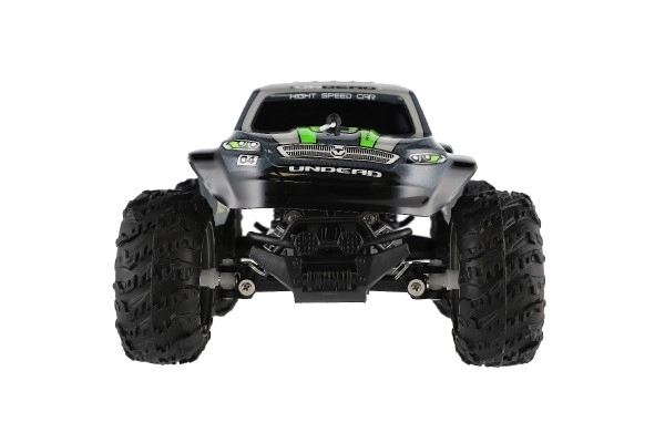 Pick-up RC fuoristrada grigio-verde a batteria