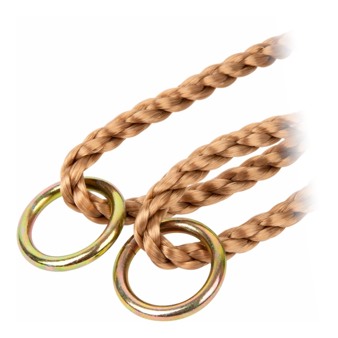 Corde regolabili e anelli metallici