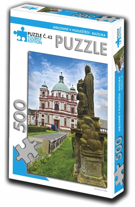 Puzzle turistico basilica di Jablonné v Podještědí 500 pezzi