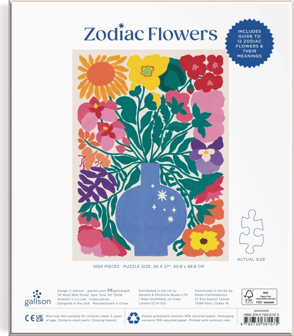 Puzzle Fiori dello Zodiaco