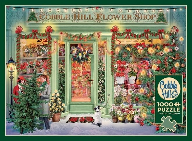 Puzzle Fiori di Natale COBBLE HILL 1000 Pezzi