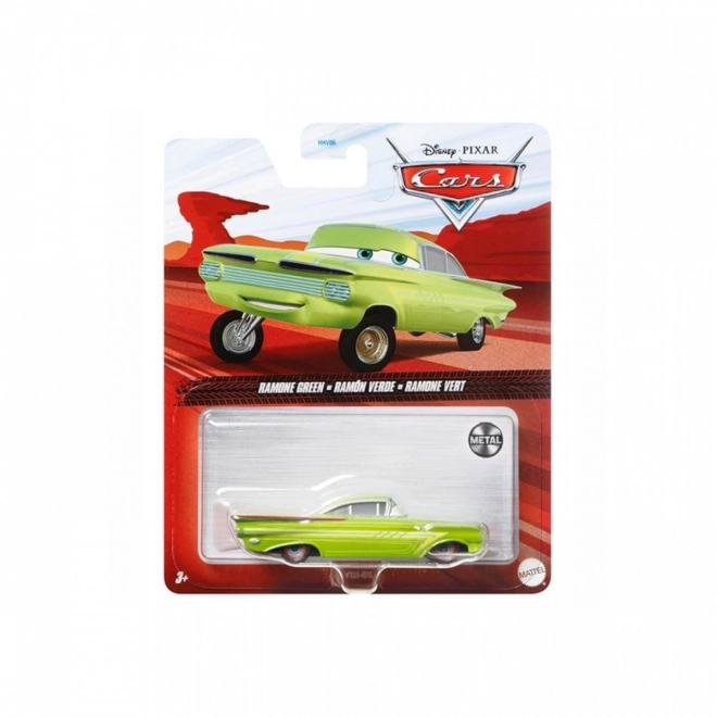 Macchina verde di Cars Disney Pixar