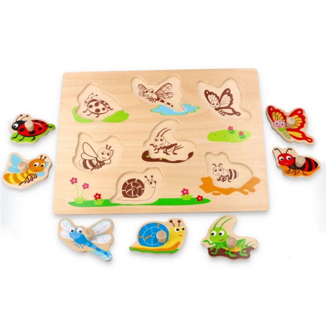 Puzzle con Maniglie di Insetti