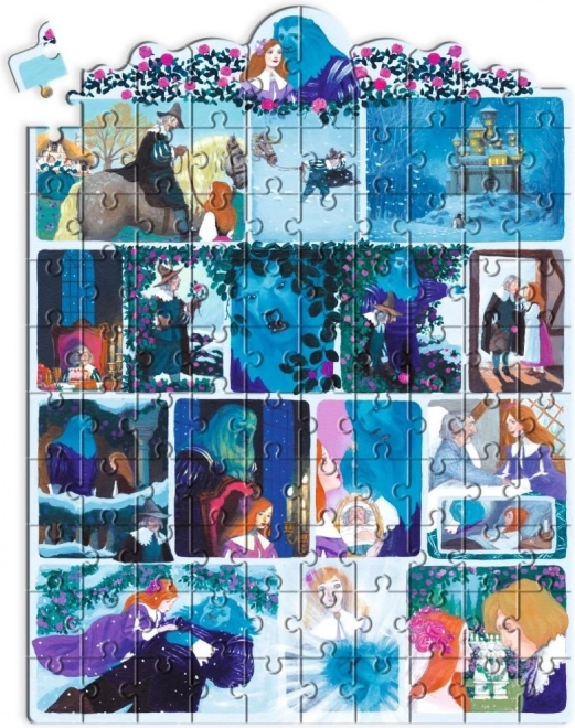 Puzzle con la storia La Bella e la Bestia 100 pezzi
