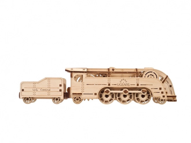 Puzzle meccanico in legno 3D mini locomotiva