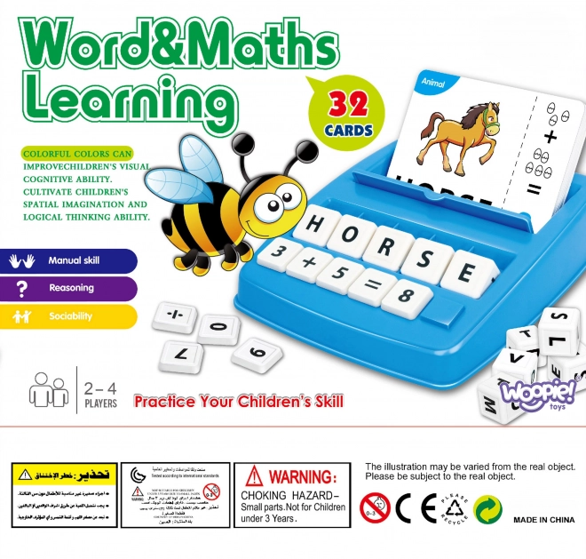 Gioco educativo per imparare inglese e matematica