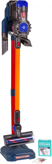 Set di pulizia 3 in 1 per bambini Aspirapolvere manuale verticale + spazzole + stazione di ricarica