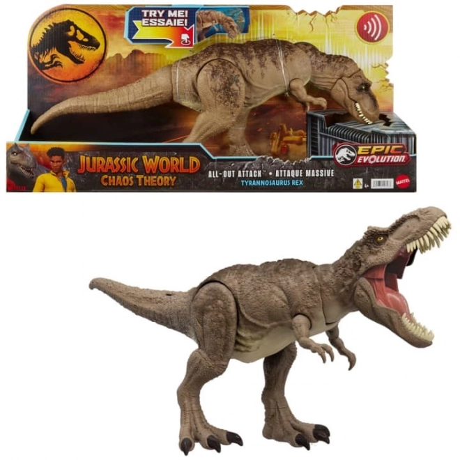 Figura T-Rex Attacco Totale Jurassic World