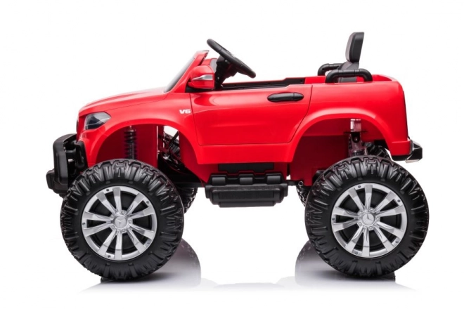 Auto elettrico per bambini Mercedes rosso 4x4