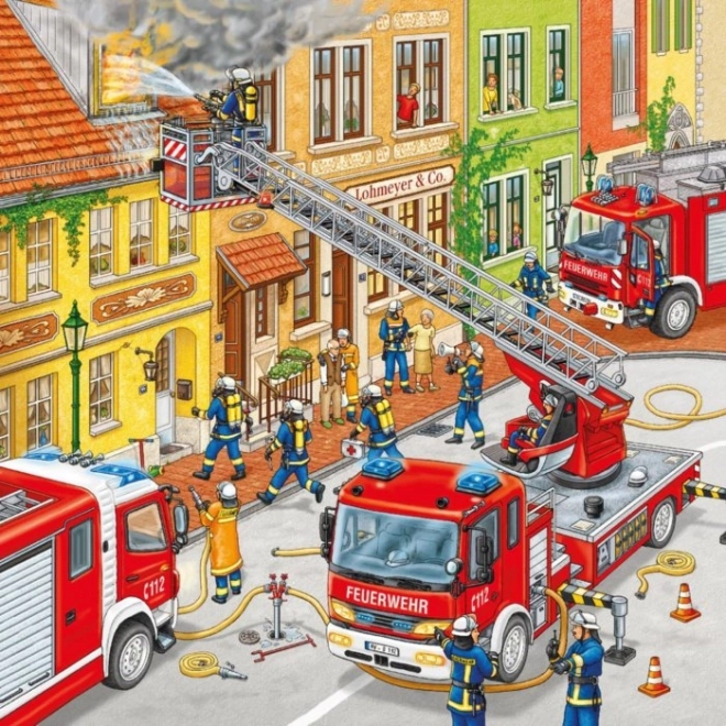 Puzzle Vigili del Fuoco 3x49 Pezzi