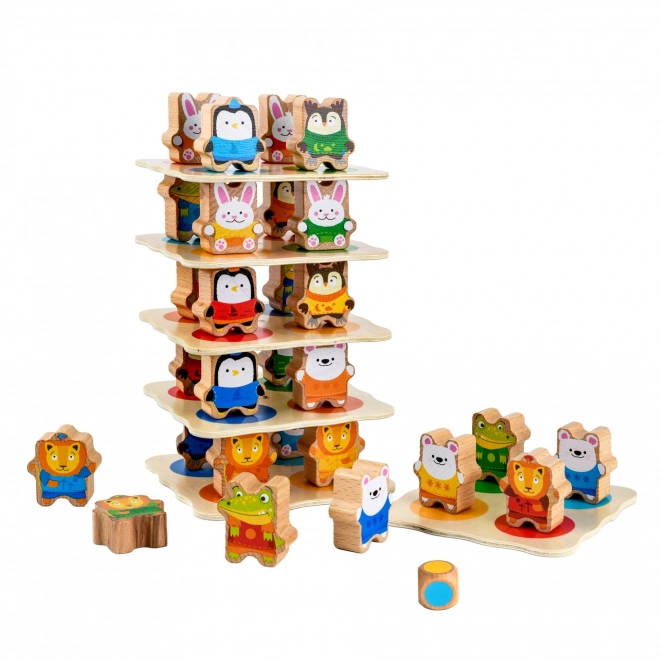 Torre degli animali Lucy & Leo – set di gioco in legno