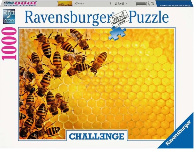 Sfida Puzzle RAVENSBURGER: Api sull'Alveare da 1000 Pezzi